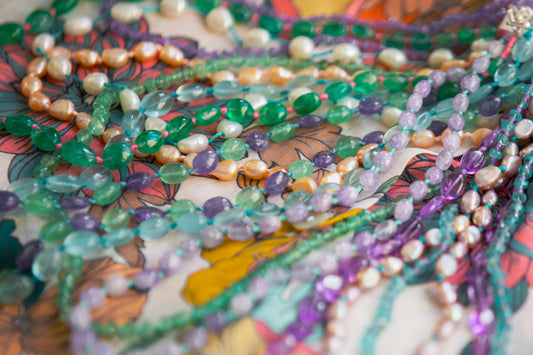 Emeralds, Sapphires and Pearls!