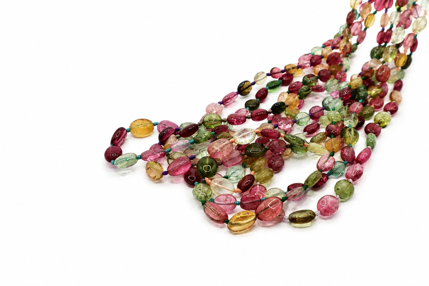 JWJ - Beachwalk Cabochon Tourmaline Necklace
